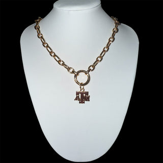 Aggies Edit: Texas A&M Aggies Gold Logo Charm