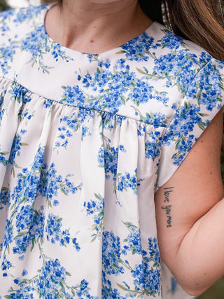 Blue Bonnet Top