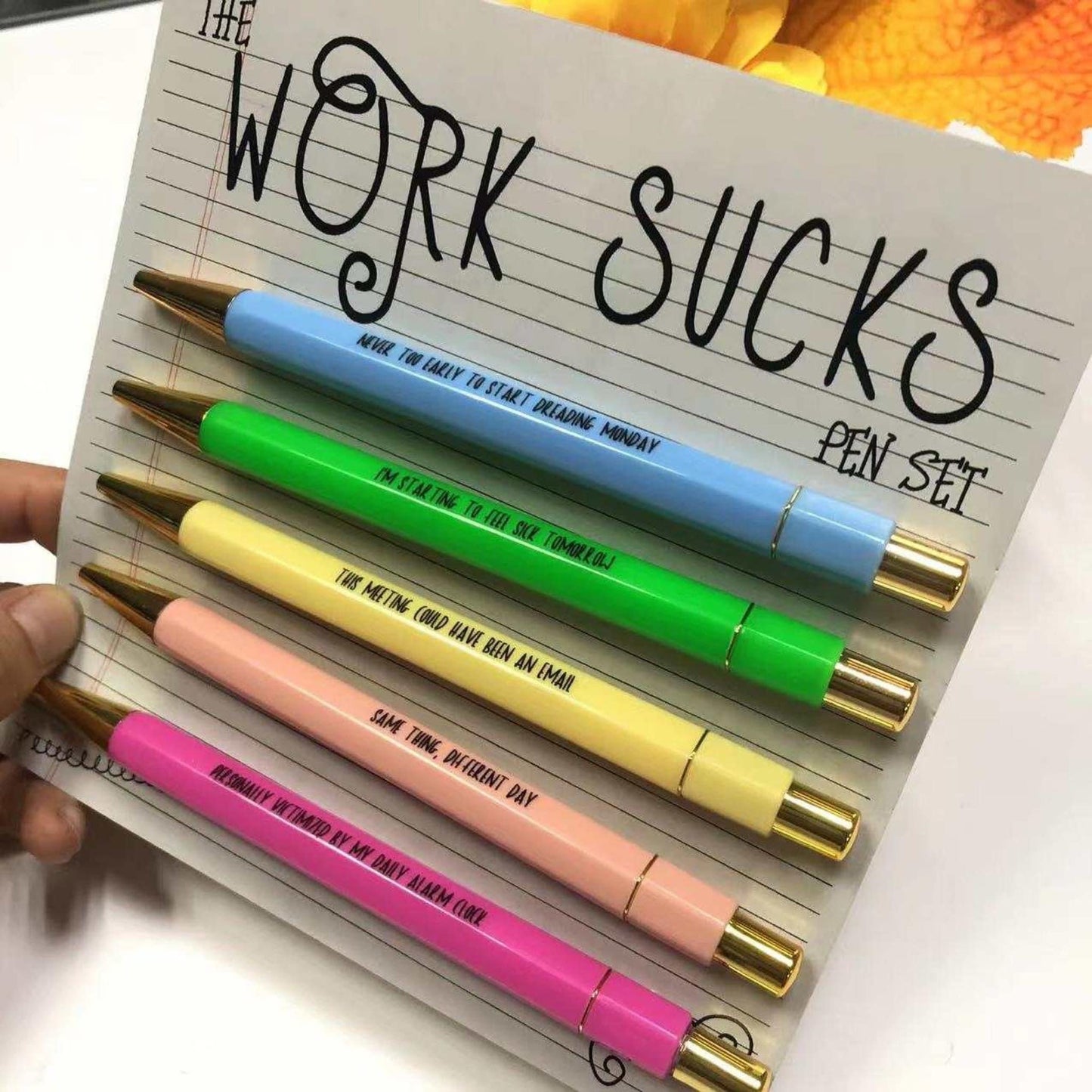 Work Sucks Pen Set