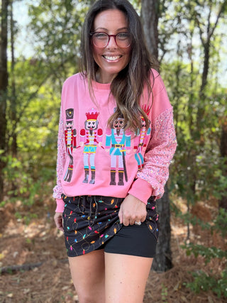 Christmas Lights Skort