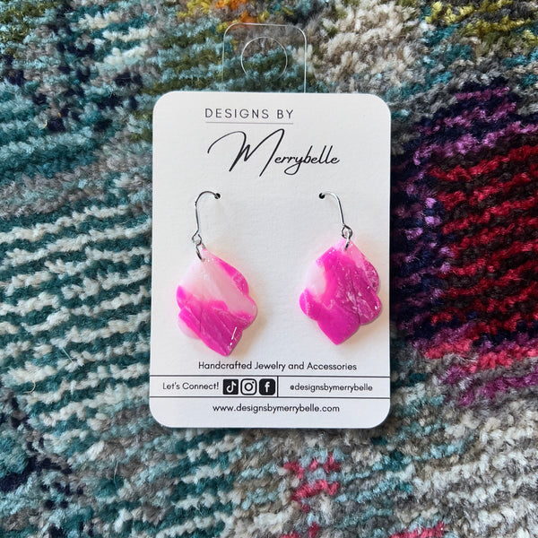 Merrybelle Earrings: Pinks