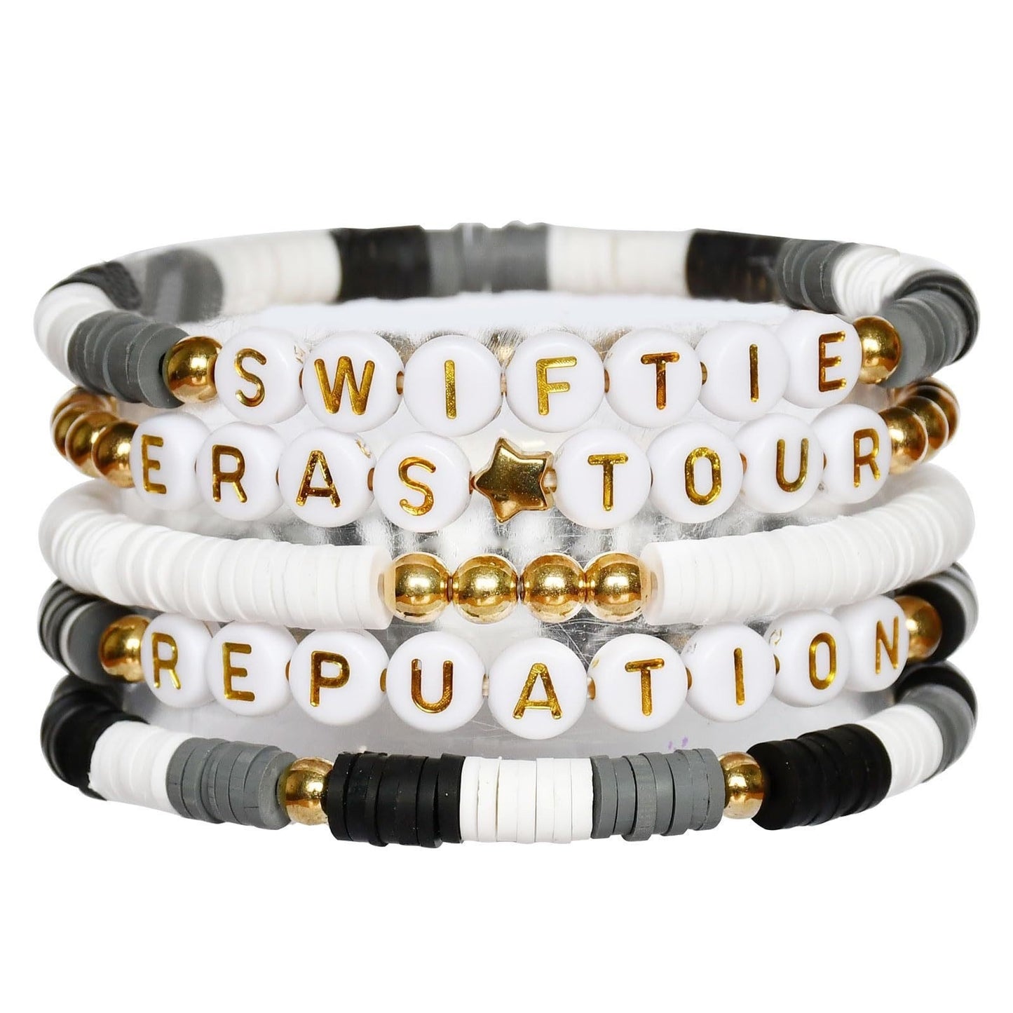 Swiftie Forever Stacked Bracelet Set