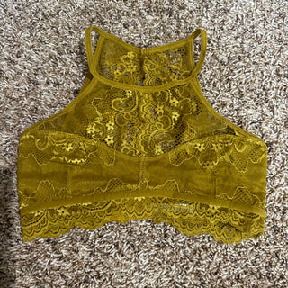 High Neck Lace Bralette*