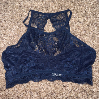 High Neck Lace Bralette*