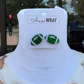 Football Acrylic Earrings (5 colors)
