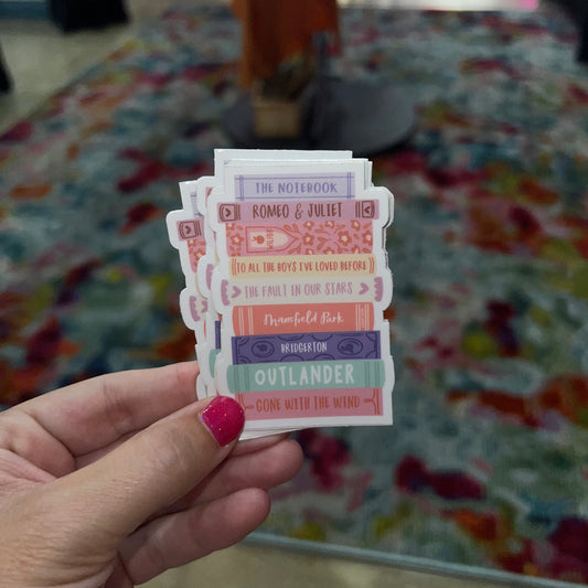 Romance Novels, Vinyl Sticker