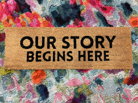 Our Story Doormat