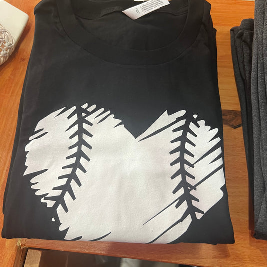 Heart Baseball Tee