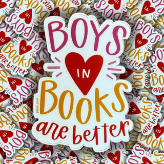 Boys in Books, Vinyl Sticker