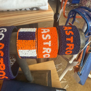 HOU ‘Stros Beaded Wristlet