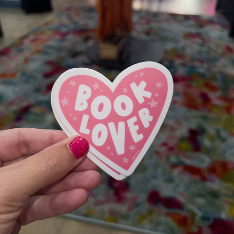 Book Lover, Vinyl Sticker