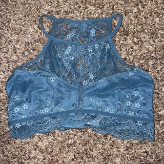 High Neck Lace Bralette*