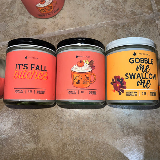 Fall Funny Candles