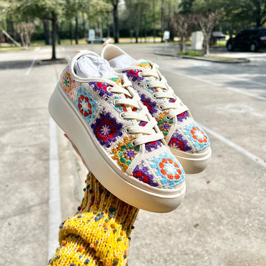 Chrissy Crochet Sneakers