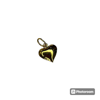 Gold Heart Charm: Charm Bar