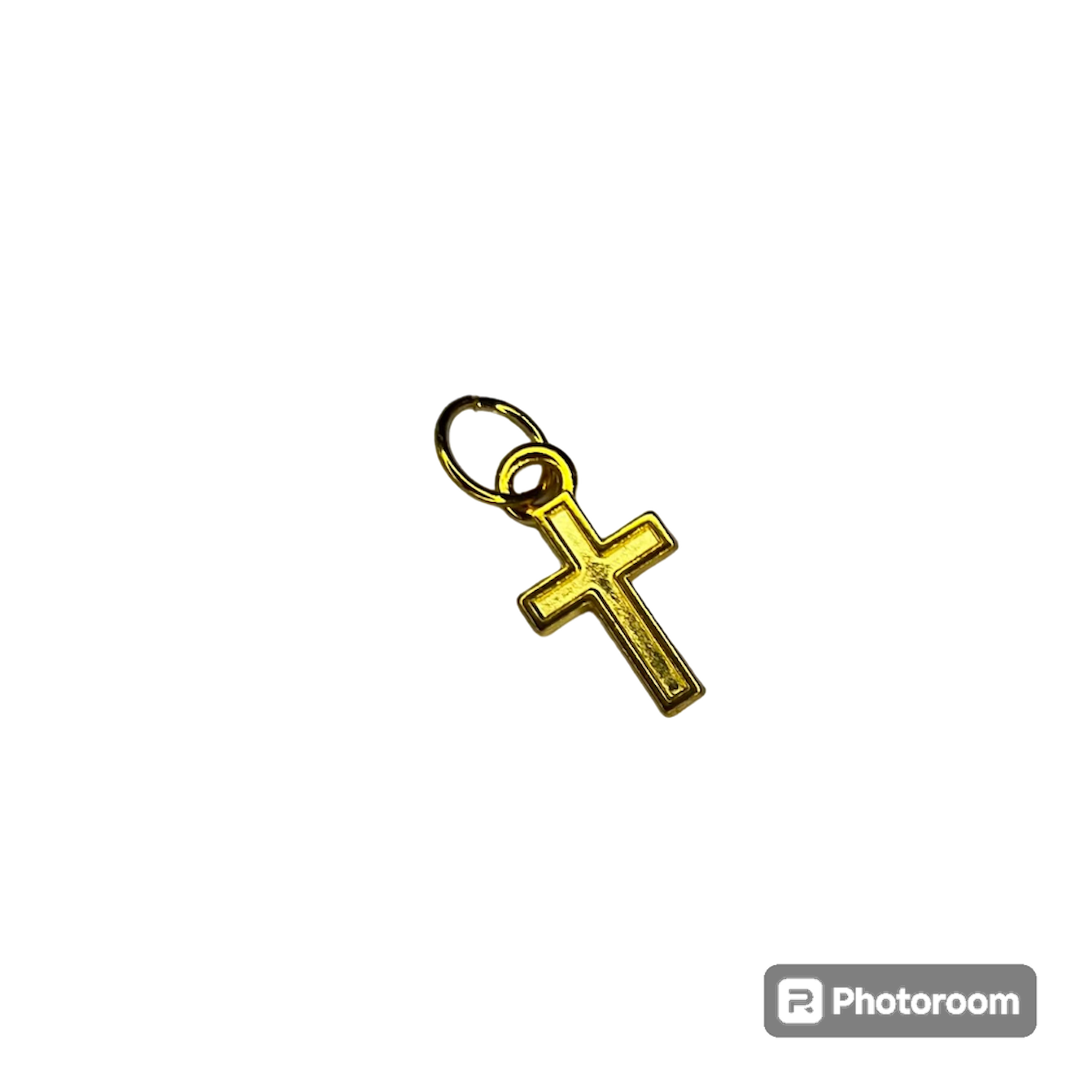 Gold Cross Charm: Charm Bar