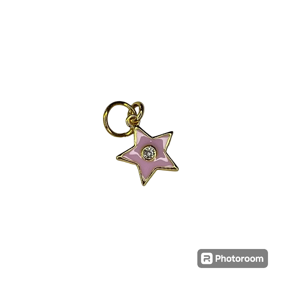 Pink Star Charm: Charm Bar