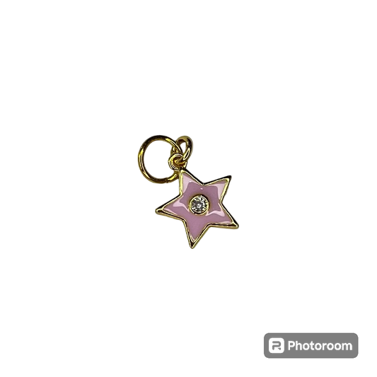 Pink Star Charm: Charm Bar