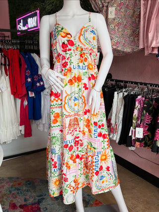 Colorful & Fruity Dress