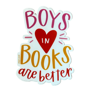 Boys in Books, Vinyl Sticker