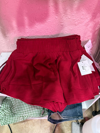 Cherry Wine Skort WITH pockets