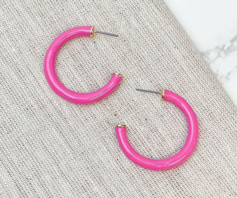 Color Pop Hoop Earrings