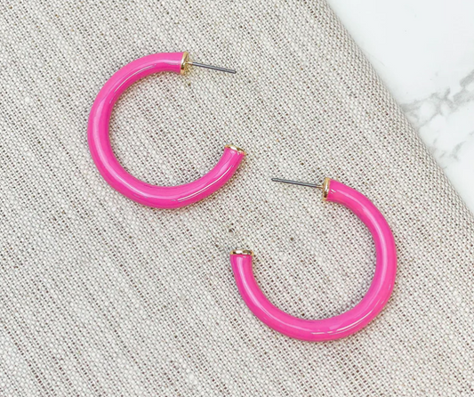 Color Pop Hoop Earrings