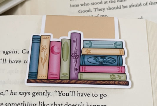 Shelf of Books, Magnetic Bookmark