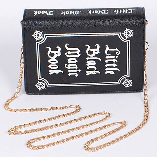 Little Black Magic Book Clutch/Handbag