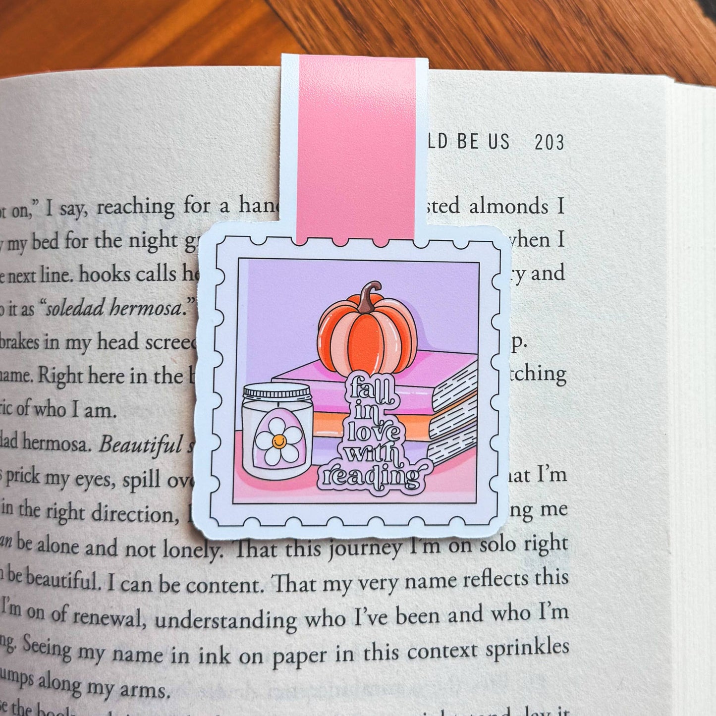 Magnetic Bookmark - Fall in Love