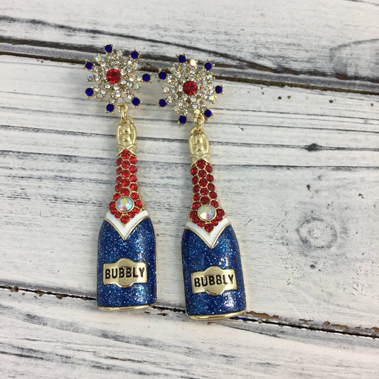 Americana Champagne Earrings