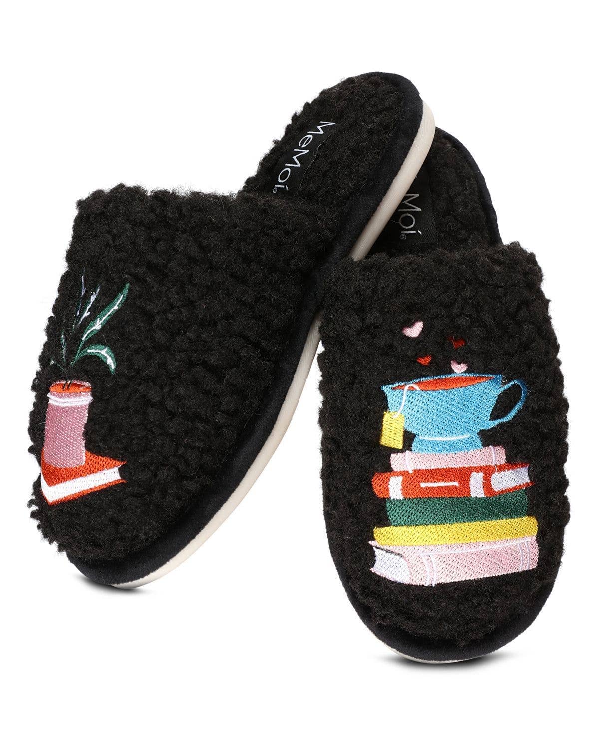 I’m Totally Booked Plush Slippers