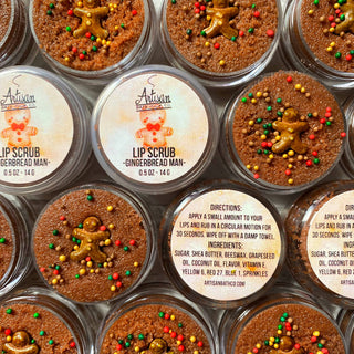 Gingerbread Man Lip Scrub