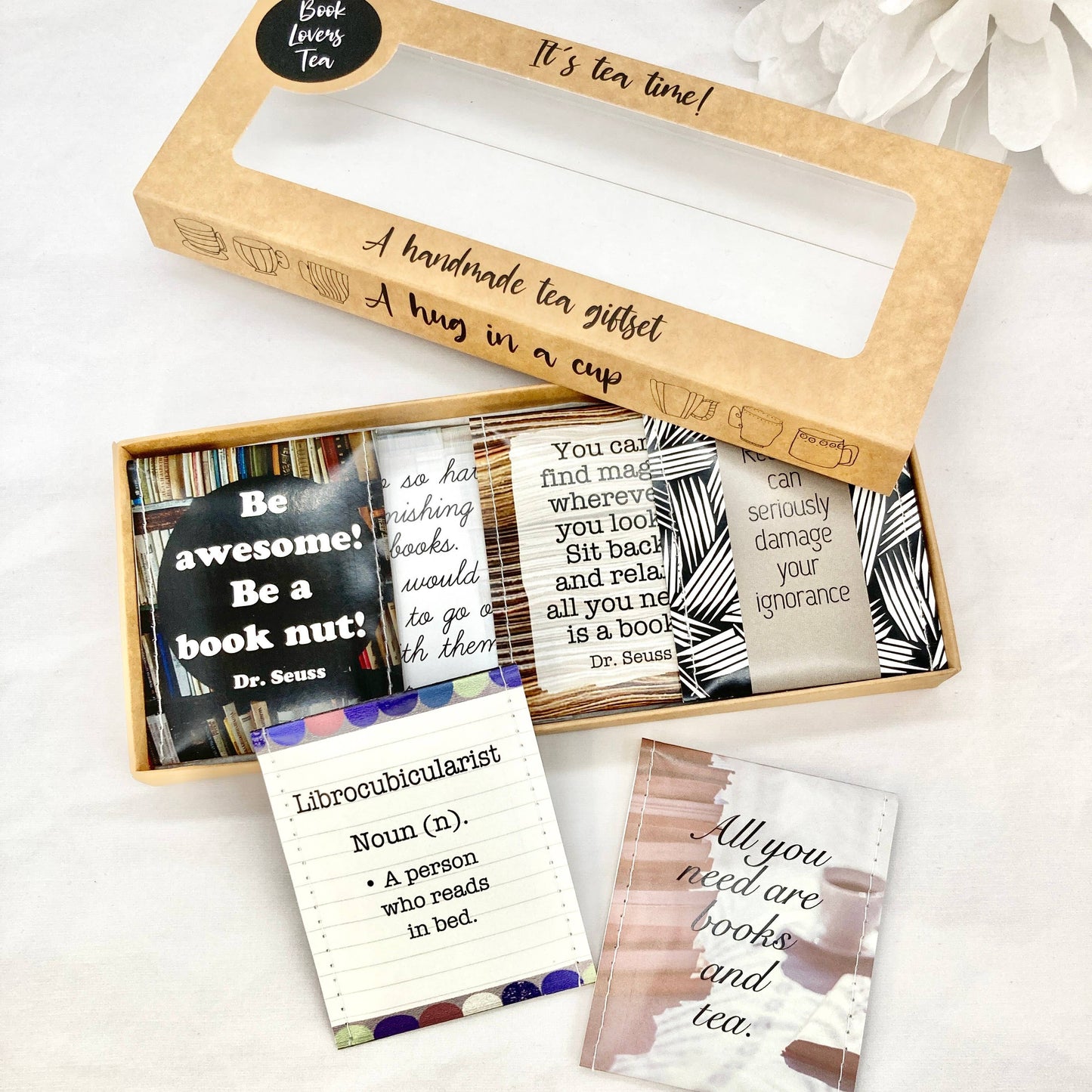 Gifts for Book Lovers: Tea Gift Set for Bookworms