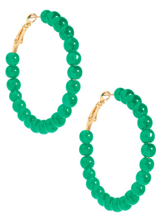 Resin Beaded Earrings (medium)