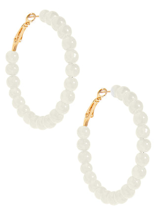 Resin Beaded Earrings (medium)