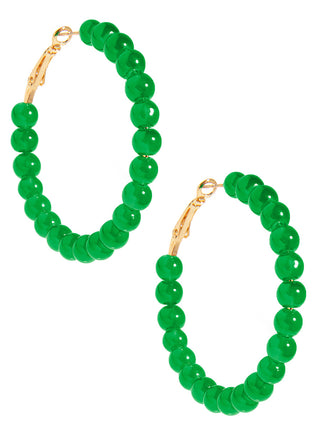 Resin Beaded Earrings (medium)