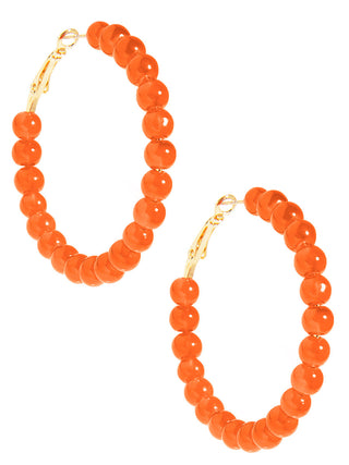 Resin Beaded Earrings (medium)