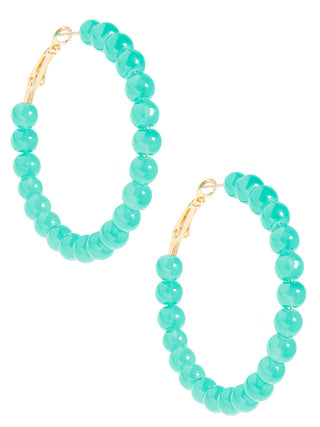 Resin Beaded Earrings (medium)