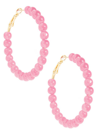 Resin Beaded Earrings (medium)